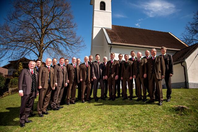 Die Sängerrunde St. Peter feierte 2019 ihr 100-jähriges Jubiläum. Das jährliche Konzert im Schloss Porcia findet am 8. Juni statt. | Foto: Sängerrunde St. Peter