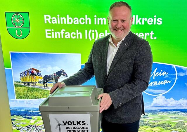 Bürgermeister Günter Lorenz bittet am 2. Juni zur Wahlurne. | Foto: Gemeinde Rainbach