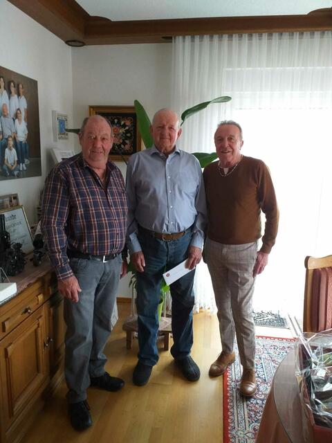 Von links: Pepi Schöll, Alfred Taschner, Gerhard Werfring