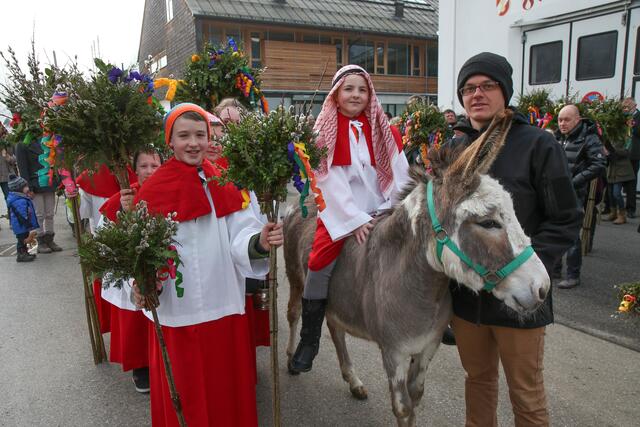 Früher war es üblich, dass Esel an den traditionellen Osterprozessionen - vor allem am Palmsonntag - teilnahmen. (Archivbild 2016) | Foto:  Franz Neumayr / picturedesk.com
