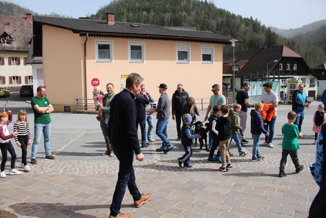 Kainach bei Voitsberg Der Osterhase war in Kainach unterwegs Voitsberg