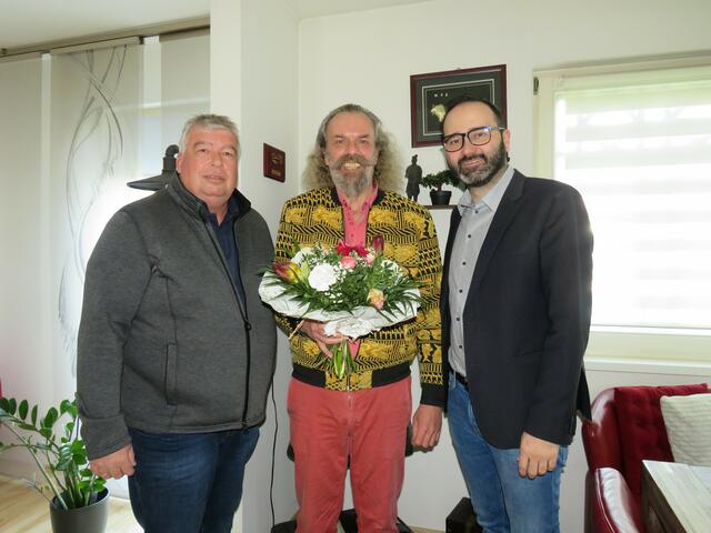 Vbgm. Günther Straub, Markus Farnleitner, Bgm. Andreas Hueber. | Foto: Marktgemeinde Felixdorf