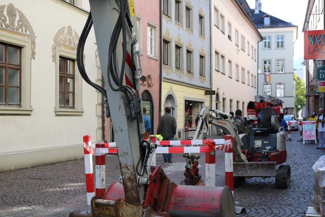 In der Schlossergasse beginnen am 2. April 2024 die Bauarbeiten | Foto: Stadt Feldkirch