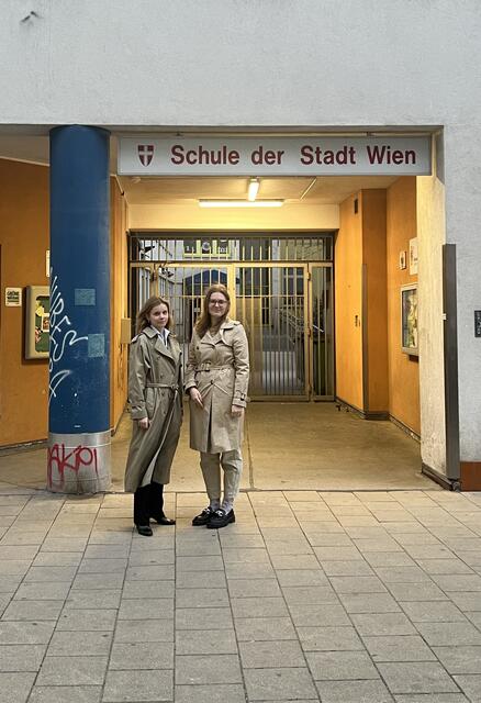 Lisa Goger (links) und Sarah Mayer. | Foto: Neos Margareten
