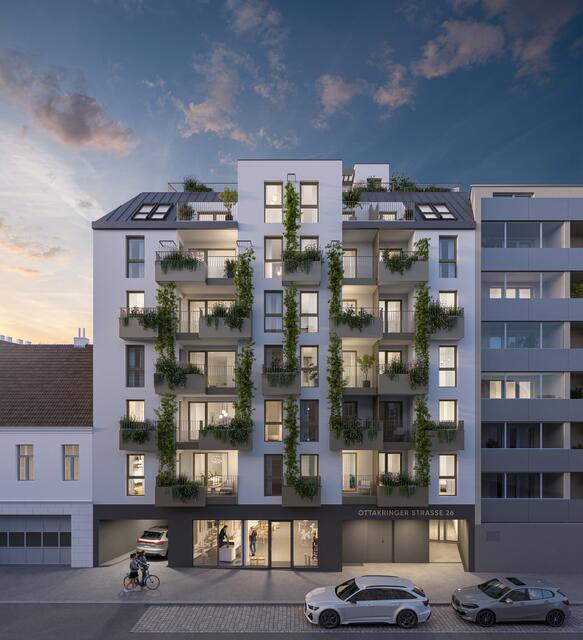 An der Grenze zwischen Ottakring und Hernals entstehen 60 neue Wohnungen. | Foto: JAMJAM