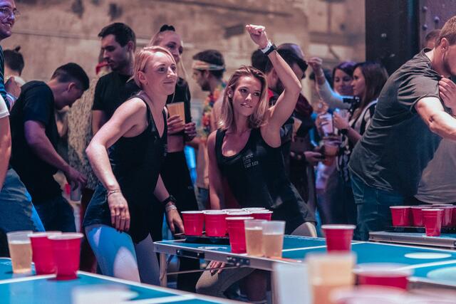 384 Teams werden bei der Beer Pong Vienna in der Ottakringer Brauerei zeigen, wer die beste Wurftechnik drauf hat. | Foto: Beer Pong Austria