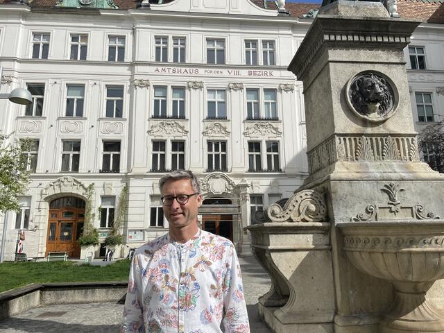 Markus Mondre ist in der Josefstadt der neue Klubobmann der Grünen.  | Foto: Marlene Graupner/rmw