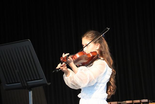 Emilia Hofer erzielte beim Landesmusikwettbewerb prima la musica in der Kategorie Violine Solo in der Altersgruppe B den 1. Preis | Foto: Edith Ertl