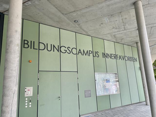 Der Bildungscampus Innerfavoriten ist die jüngste Schule in Favoriten. | Foto: Schuster