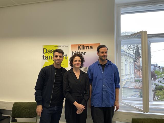 Jakob Brossmann, Lorena Moreno Vera und Tarun Kade. | Foto: Franziska Stritzl