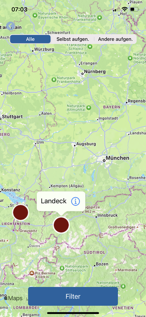Unser App-Tipp der Woche OeDA ist die österreichische Dialektapp zum Mitmachen. Mit dieser Sprachapp kann der eigene Dialekt genauer betrachtet und mit anderen verglichen werden.  | Foto: Screenshot