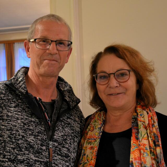 Helmut Allmayer mit Bettina Golob