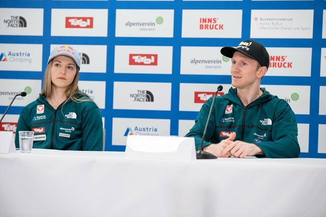 Jessica Pilz und Jakob Schubert haben das Ticket für Olympia 2024 bereits in der Tasche. | Foto: KVÖ/Lanzanasto