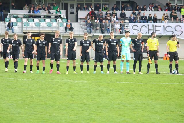 Die Mannschaft des SK Sturm Graz II liegt am vorletzten Platz der Tabelle. | Foto: RegionalmedienSteiermark/Hofmüller
