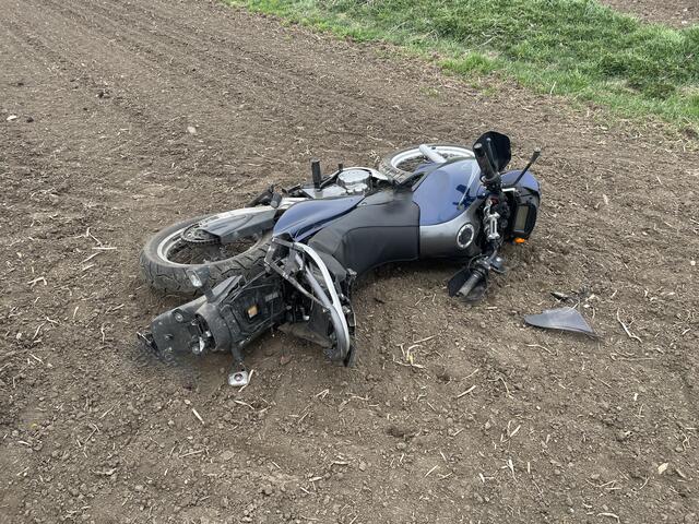 Mit dem Motorrad verunglückte bei Braunsdorf ein 22-Jähriger schwer. | Foto: FF Sitzendorf