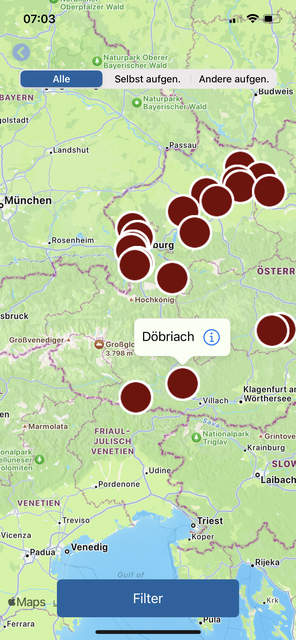 Unser App-Tipp der Woche OeDA ist die österreichische Dialektapp zum Mitmachen. Mit dieser Sprachapp kann der eigene Dialekt genauer betrachtet und mit anderen verglichen werden.  | Foto: Screenshot