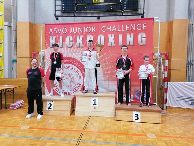 Lars Zimmermann (r.) zeigte bei der ASVÖ Junior Challenge in Mattersburg, was der sportliche Nachwuchs aus Leibnitz kann.  | Foto: askö
