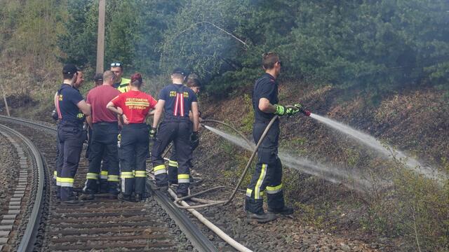 Brandstreifenheizen entlang der Semmeringbahn-Strecke | Foto: www.einsatzdoku.at