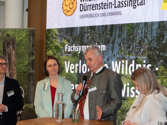 Tag der Wildnis in Lunz am See: Experten gaben beim Symposium im Haus der Wildnis Auskunft. | Foto: Laura Renner