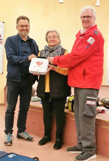 v.l. Helmut Singer, Monika Gritsch, Balthasar Brunner