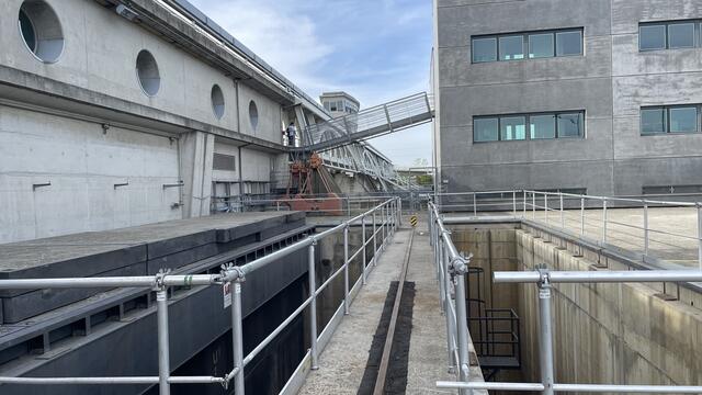 Das Kraftwerk Freudenau versorgt ein Drittel der Wienerinnen und Wiener mit Strom.  | Foto: Kathrin Klemm/RMW
