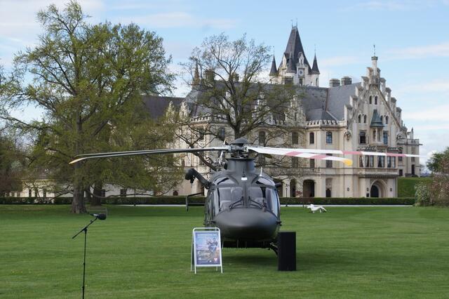 Der neue Hubschrauber Leonardo.