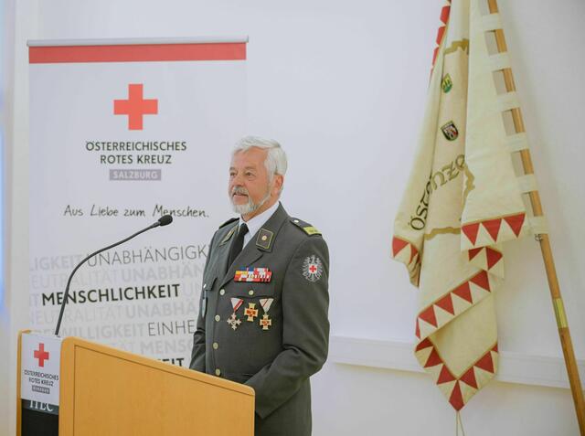 Abschiedsrede von Anton Voithofer | Foto: Rotes Kreuz Salzburg