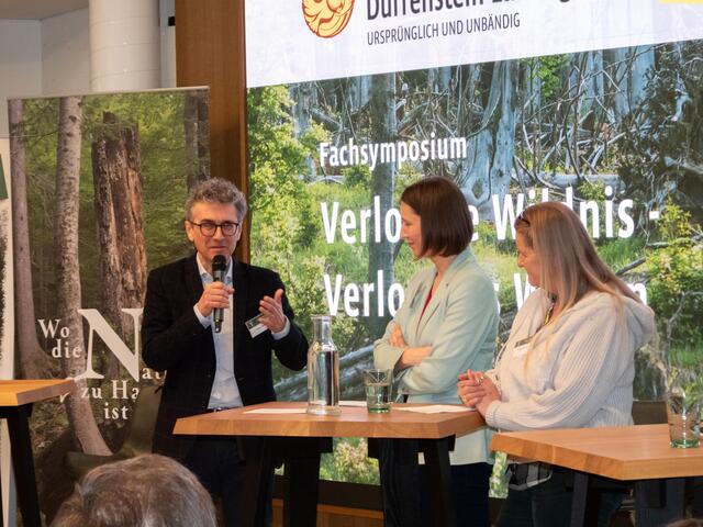 Tag der Wildnis in Lunz am See: Experten gaben beim Symposium im Haus der Wildnis Auskunft. | Foto: Laura Renner