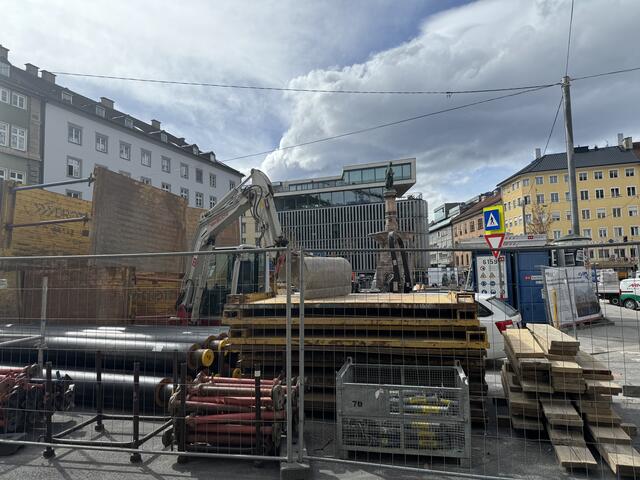 Der Bozner Platz Richtung Hypo ... | Foto: Herbert Waltl