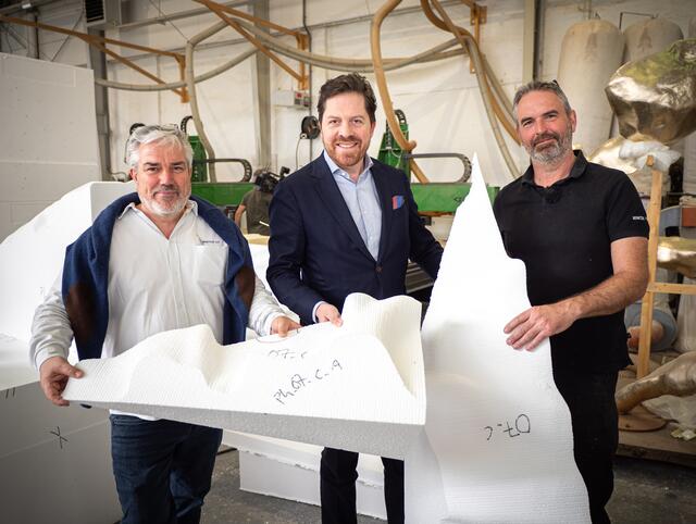 Christopher Winter, Daniel Serafin und Herbert Herl (v.l.) | Foto: Andreas Hafenscher