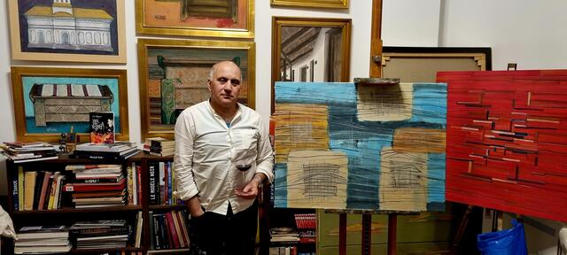 Vasile Sarca, Maler aus Rumänien, ist einer der fünf Künstler. | Foto: Vasile Sarca