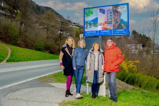 Eva Hoffmann (Vors.-Stv.), Andrea Enders (Büroleitung), Veronika Zorn-Jäger (Vorsitzende), Josef Mitterer (Vorstandsmitglied, v. l.) | Foto: Simone Attisani