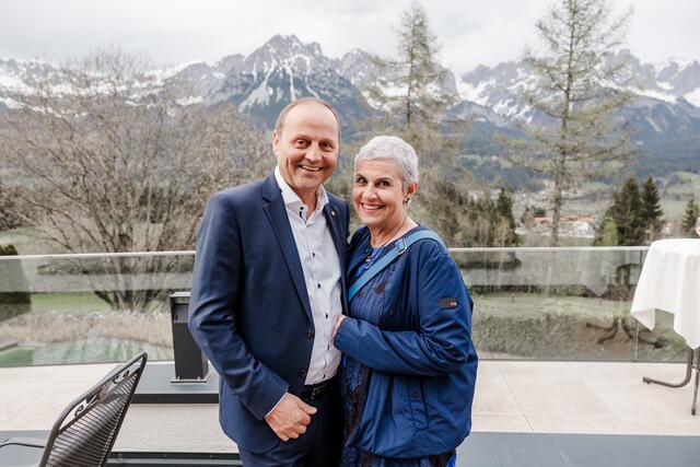 LH-Stv. Josef Geisler mit Gattin Sabina. | Foto: Kaiserhof