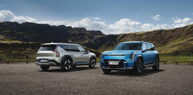 Fünf Kia-Erfolge bei den World Car Awards, Gesamtsieg bei Women‘s Worldwide Car of the Year usw. – der Kia EV9 räumt ordentlich ab. | Foto: Kia