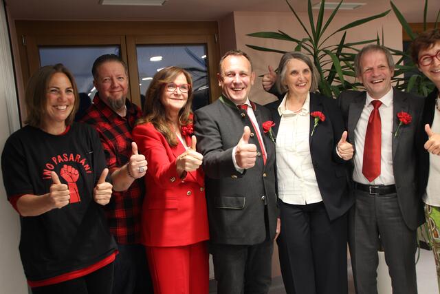 Fraktion der SPÖ Puch. | Foto: Martin Schöndorfer, 2024