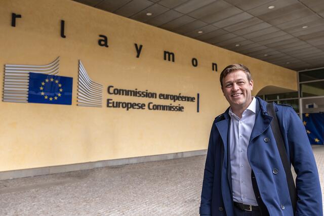 Im Berlaymont-Gebäude sitzt die Europäische Komission. | Foto: Land OÖ/Gerstmair