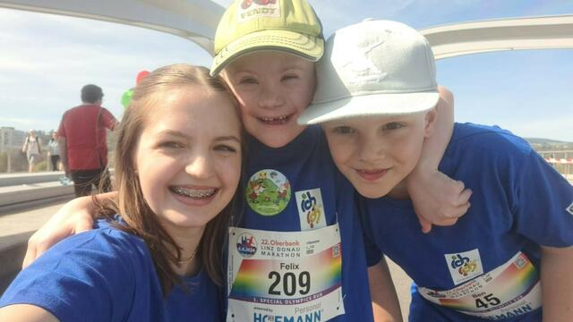 Ziel des Special Olympics Laufs war es, mit viel Freude und Spaß ins Ziel zu kommen. | Foto: „Ich bin Ich Grieskirchen“