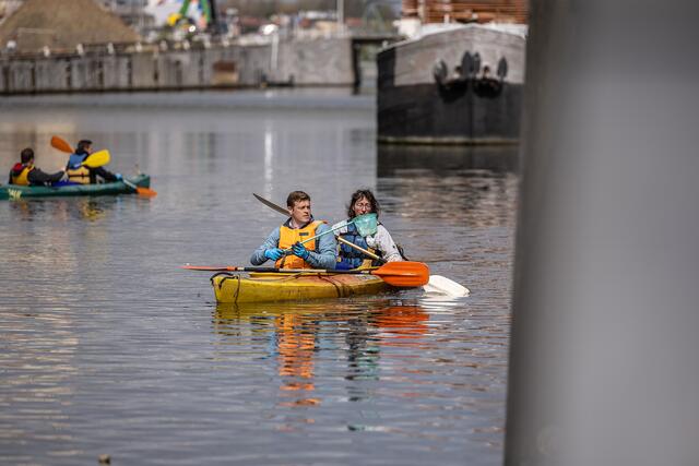 Kajakfahrt im Kanal von Brüssel. | Foto: Land OÖ/Gerstmair