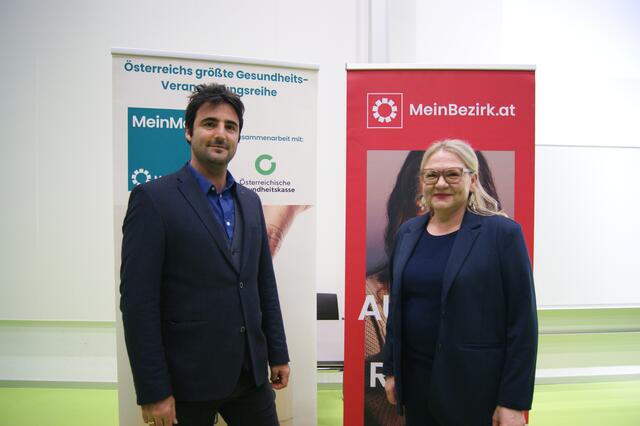 Referent Wolfgang Kratky mit Moderatorin Martina Kohrgruber.  | Foto: C. Pendl