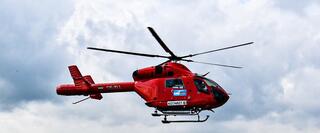  Der Bergrettungsdienst Ebensee, der Notarzthubschrauber "Martin 3" sowie die Alpinpolizei Gmunden wurden alarmiert. | Foto: TEAM FOTOKERSCHI.AT / RAUSCHER