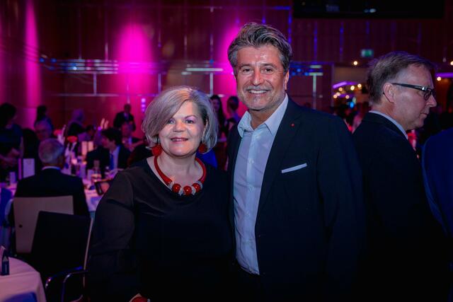 Freuten sich über den gelungenen Ball: LA Ruth Feistritzer und LA Stefan Sandrieser.