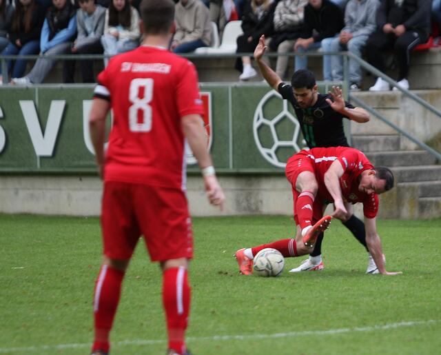 Luca Gstrein (hier im Herbst gegen Wacker Innsbruck) traf für Umhausen gegen Münster. | Foto: Peter Leitner