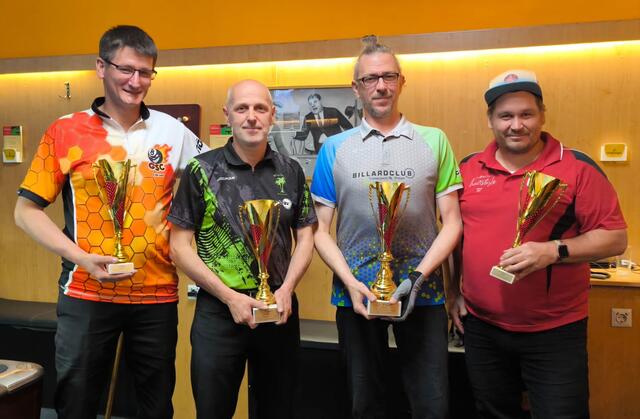 v.l.n.r.: Florian M., Thomas R., Markus Z. und Volker K. | Foto: PBC Gerasdorf