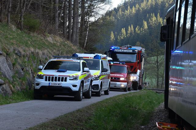 Die Stabsübung "Samson 2024" fand auf der Strecke von Tamsweg nach Ramingstein statt. | Foto: Melina Hammerle