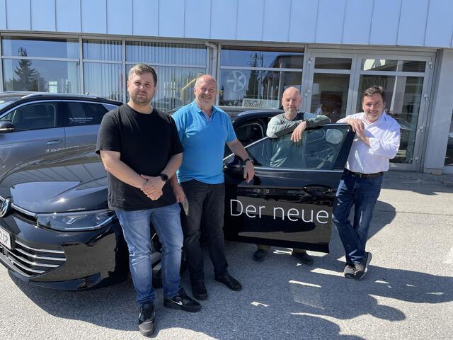 Stefan und Herbert Blabensteiner, Roland Düringer und Martin Rehberger (v.l.). | Foto: bs