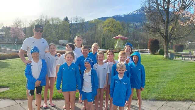 Die Schwimmer vom SK Leutasch in St. Johann | Foto: SK Leutasch