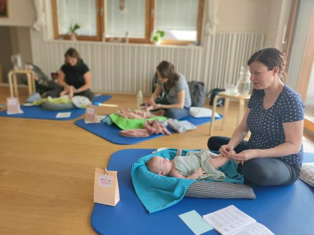 Babymassage bei "ProMami" im Purgstaller Ortszentrum | Foto: ProMami