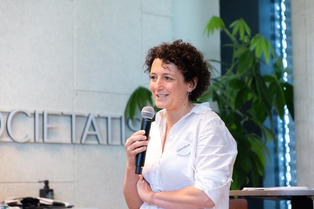 "Ich bin happy", so das Fazit nach der Auftaktveranstaltung von LebensGroß-Geschäftsführerin Susanne Maurer-Aldrian | Foto: Konstantinov