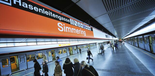 In der U3-Station Simmering kam es zu einem Feuerwehreinsatz. | Foto: Foto: Johannes Zinner/Wiener Linien