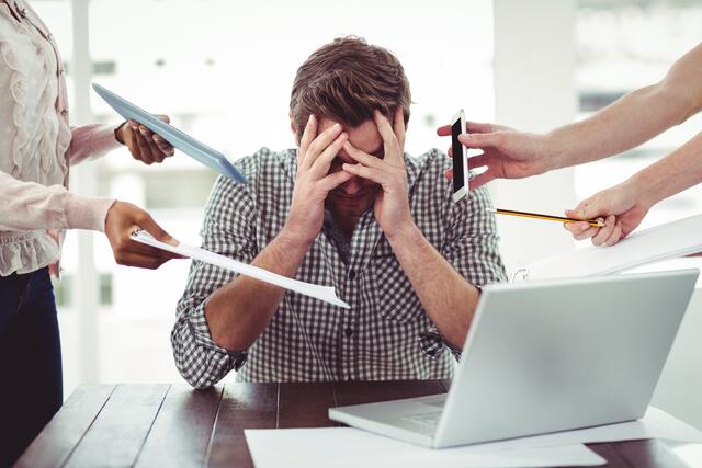 Dauerstress belastet die Gesundheit und auch die Figur. Eine Messung kann helfen, Stressursachen zu erkennen und gezielt bekämpfen zu können.  | Foto: wavebreakmedia/Shutterstock.com